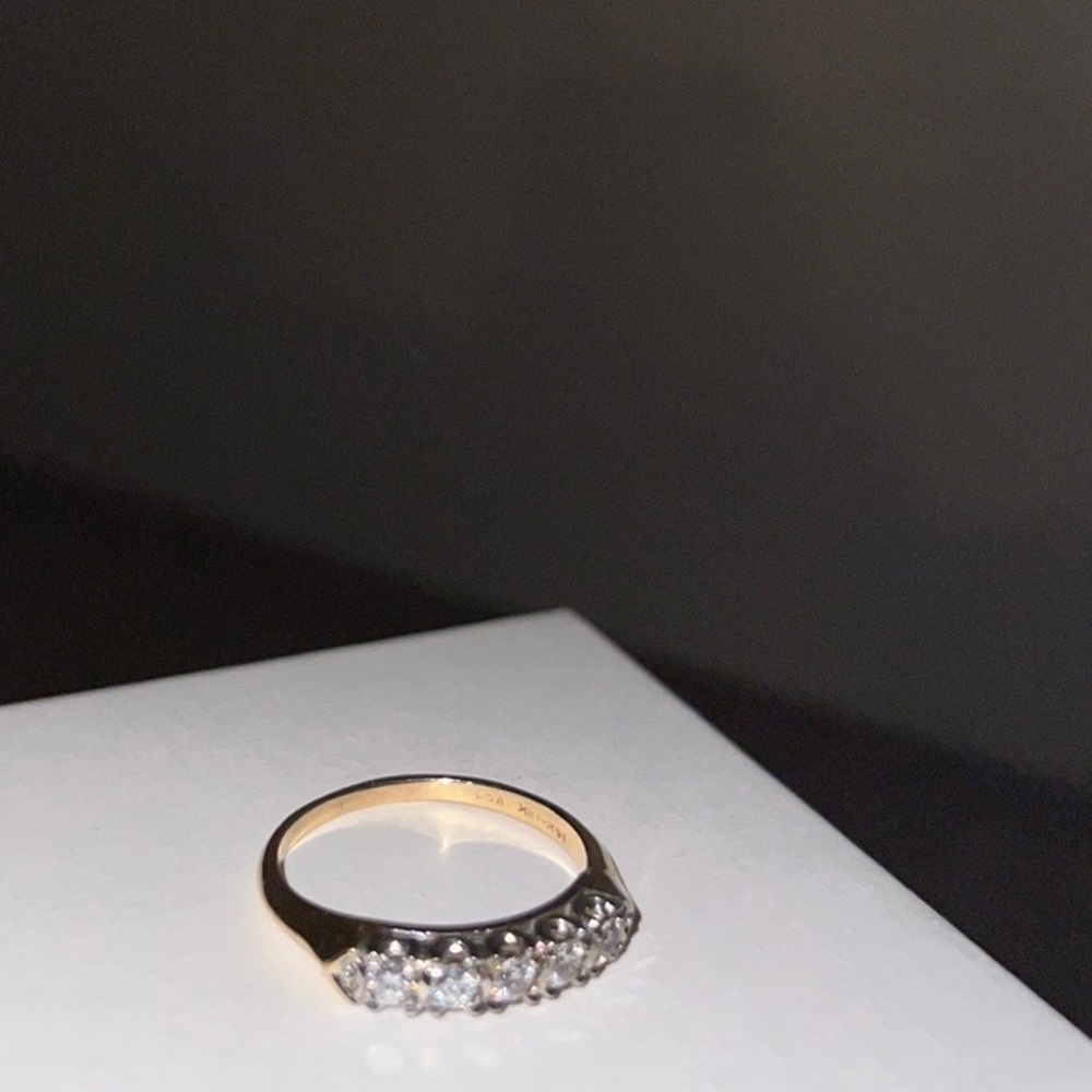 Antique 14k gold band